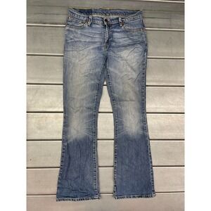 Levis 529 Jeans Womens‎ 30X32 Blue Medium/Light Wash Denim Bootcut Low Rise